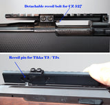 CZ 527 & Tikka T3/T3x Picatinny Rail 20 MOA- 16.5mm Dovetail to Picatinny
