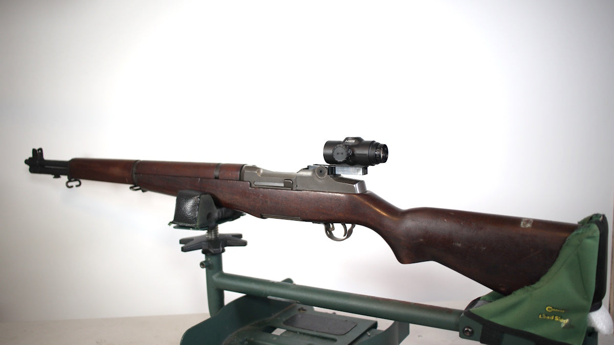 Steel Acog / Primary Arms base mount for M1 Garand, M1A, M14 and BM-59