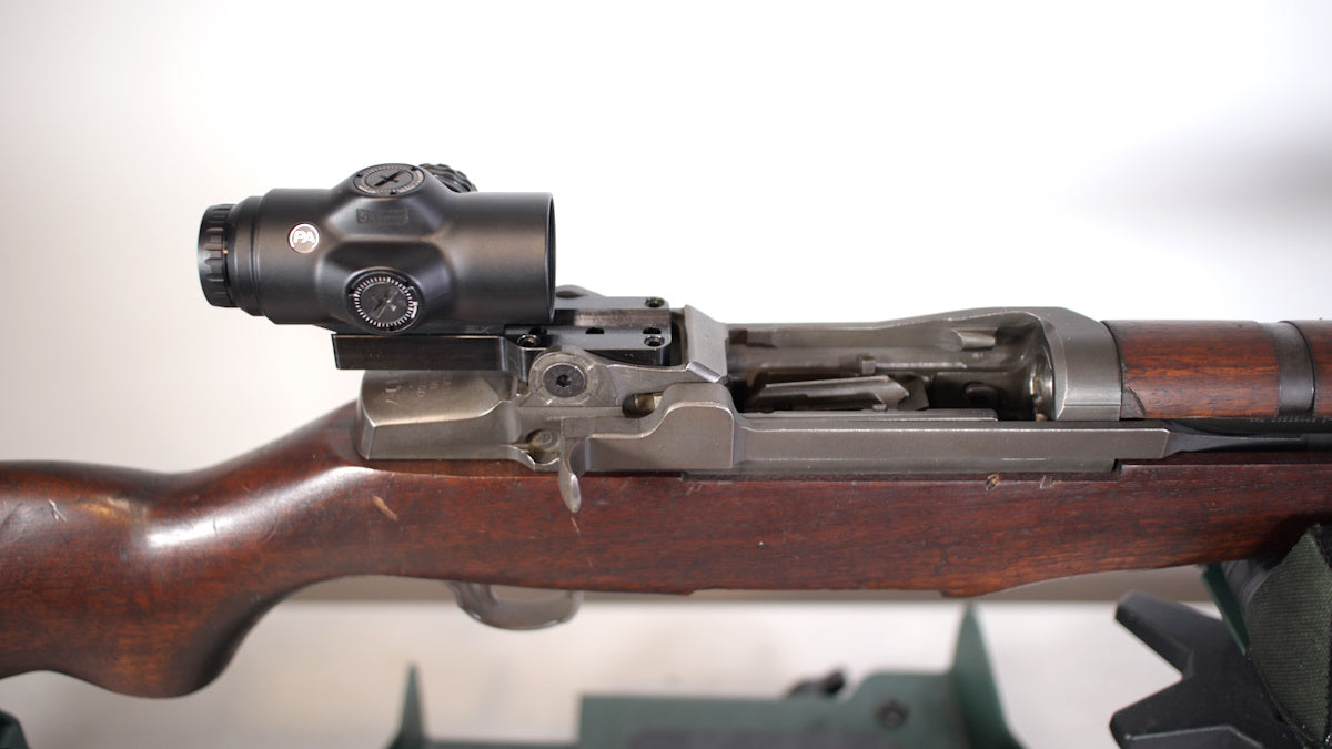 Steel Acog / Primary Arms base mount for M1 Garand, M1A, M14 and BM-59