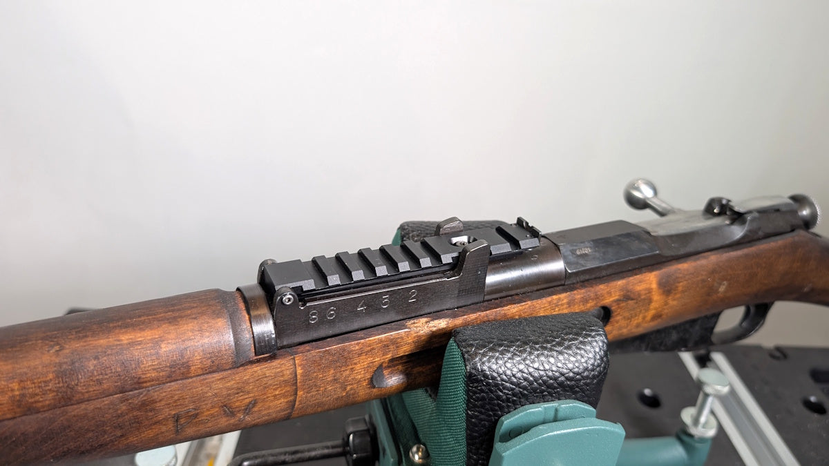 Ultra low-profile NDT Scout Mount for Finnish Mosin Nagant M39 Gen 2