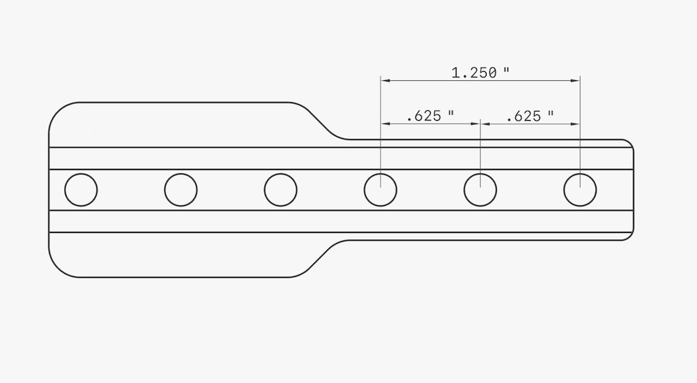 Steel Acog / Primary Arms base mount for M1 Garand, M1A, M14 and BM-59