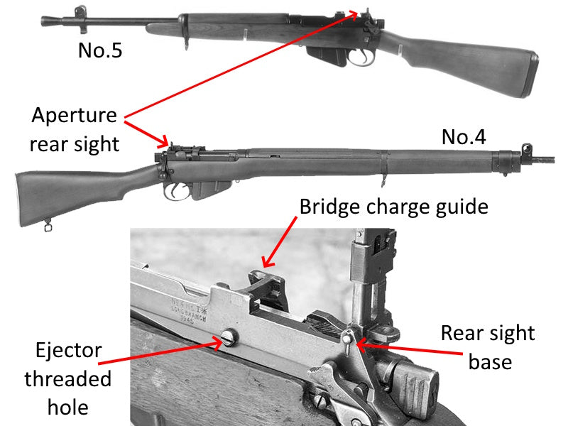 Lee-Enfield NDT (No Drill-Tap) Scope Mount for No4 and No5 Gen 3
