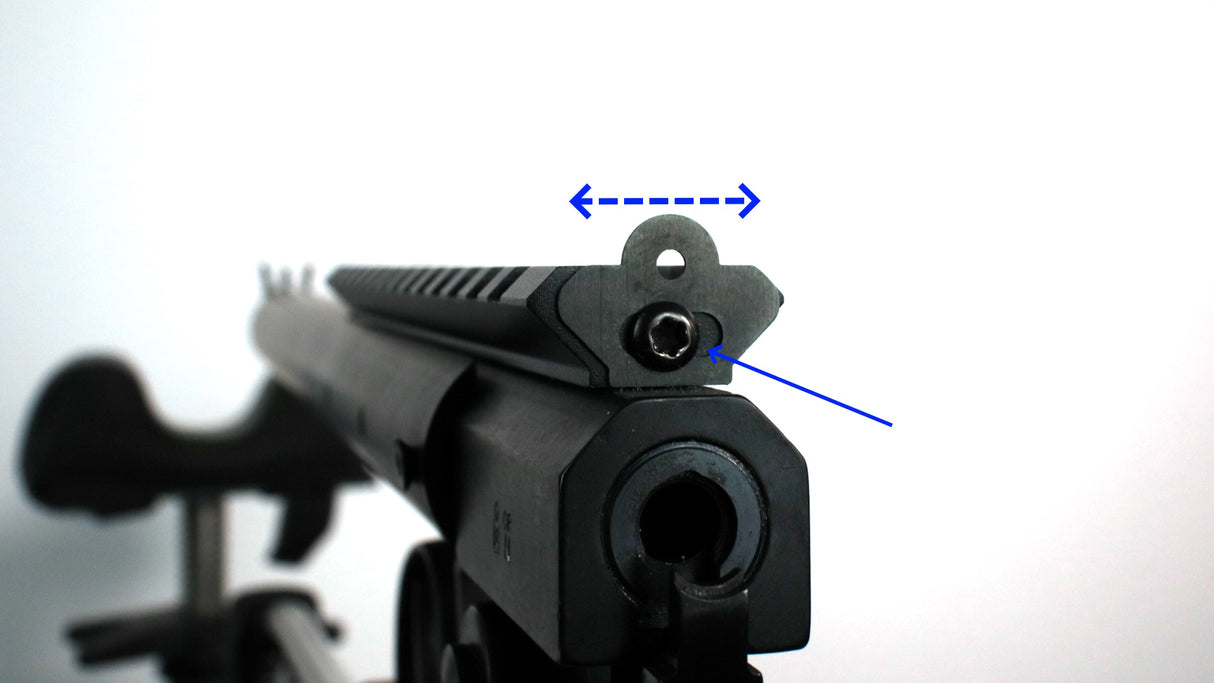 Little Badger iron sights with 6 inches Picatinny rail, hammer extension and carbon fiber handguard combo