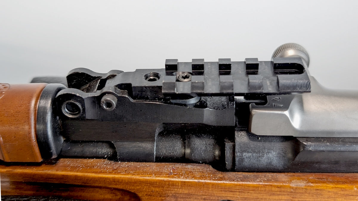 SKS low-profile NDT red dot mount Gen 3 with back-up iron sight