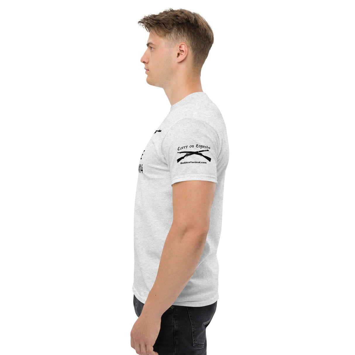 U.S. Rifle 7.62 MM M14 cotton T-shirt - dark font