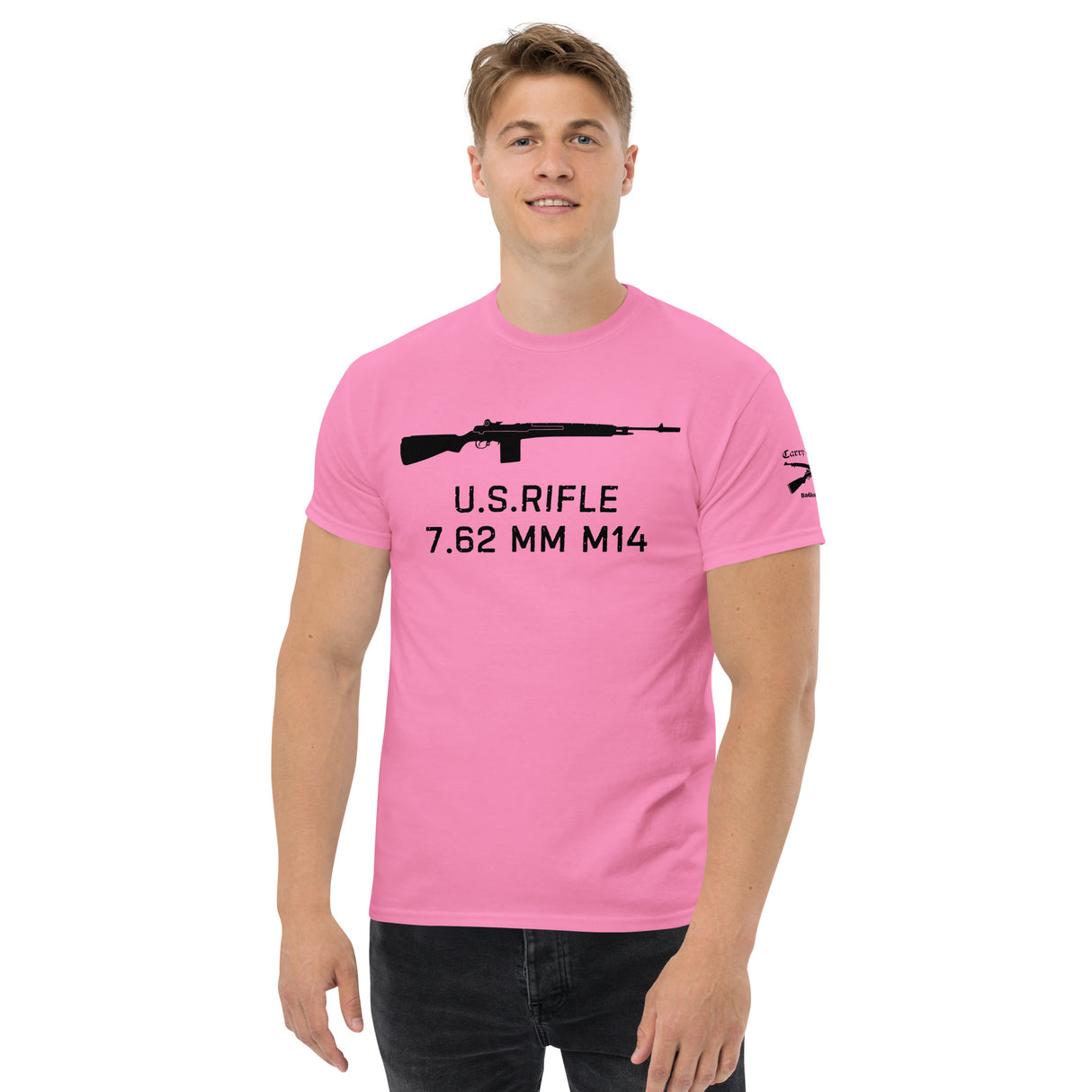 U.S. Rifle 7.62 MM M14 cotton T-shirt - dark font