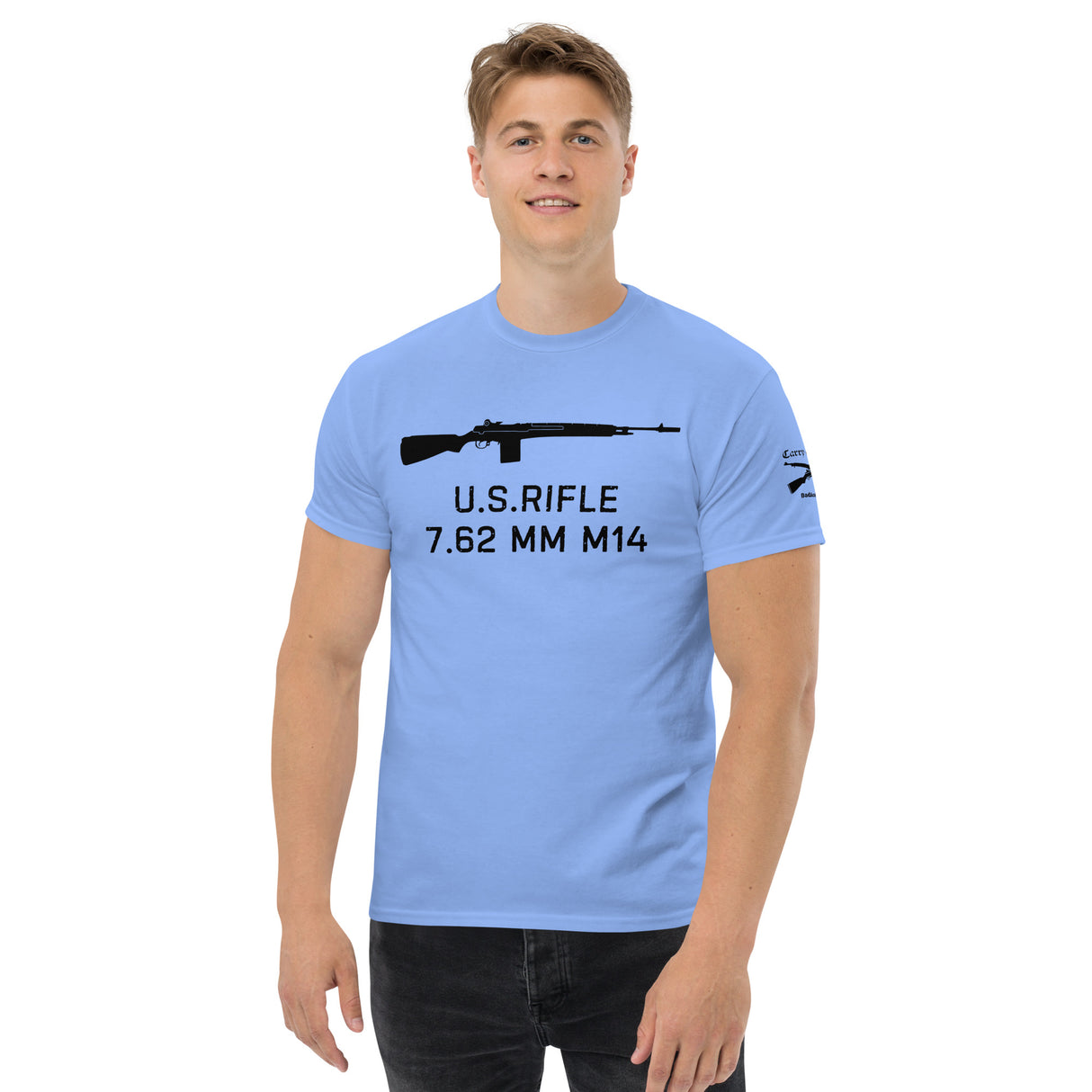 U.S. Rifle 7.62 MM M14 cotton T-shirt - dark font