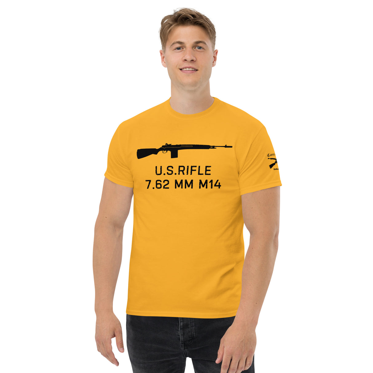U.S. Rifle 7.62 MM M14 cotton T-shirt - dark font