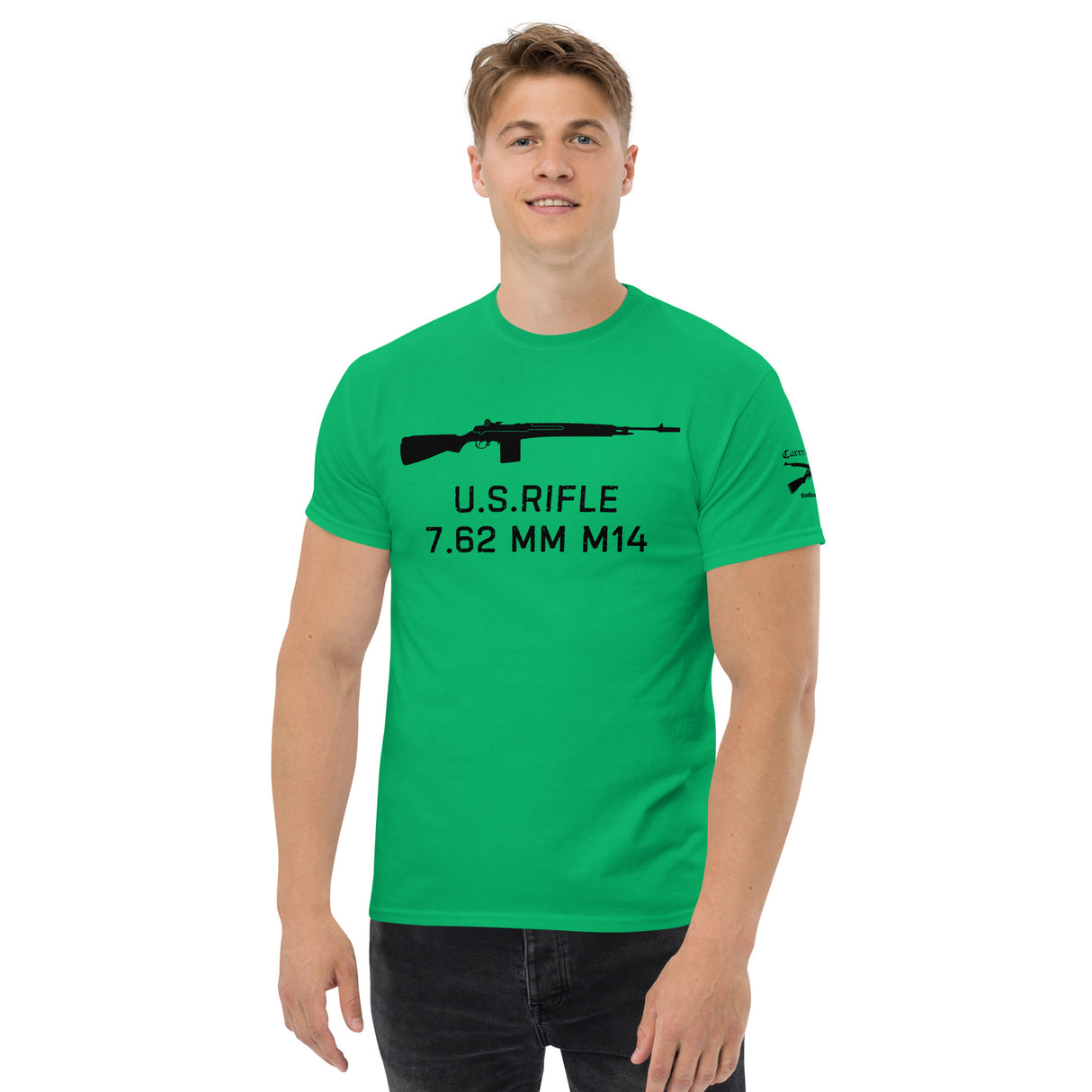 U.S. Rifle 7.62 MM M14 cotton T-shirt - dark font