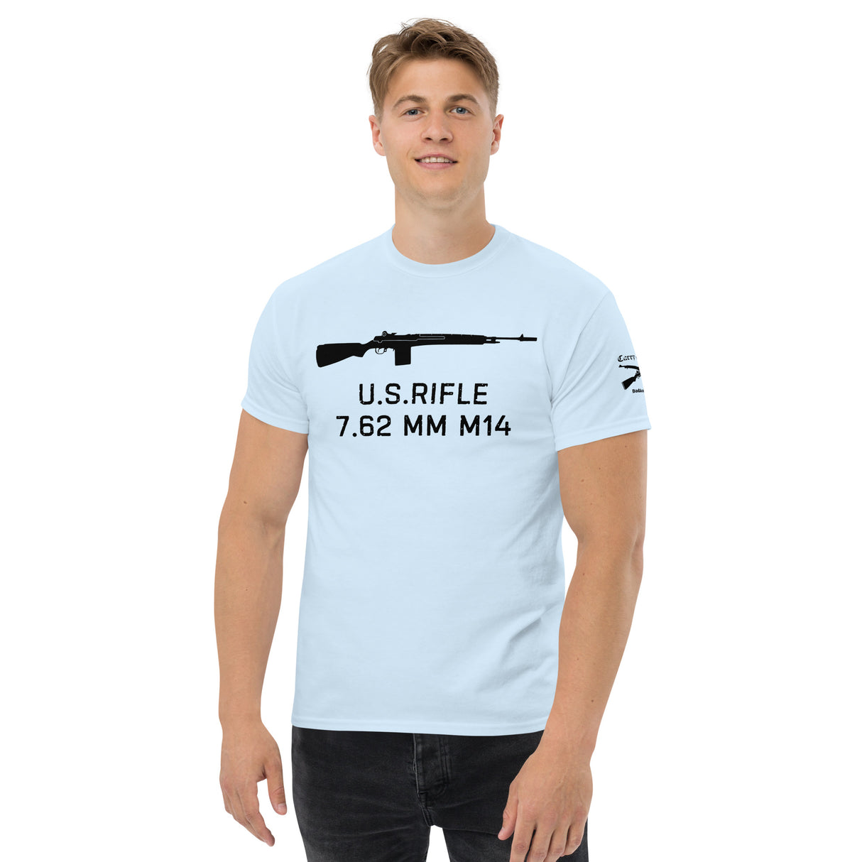 U.S. Rifle 7.62 MM M14 cotton T-shirt - dark font