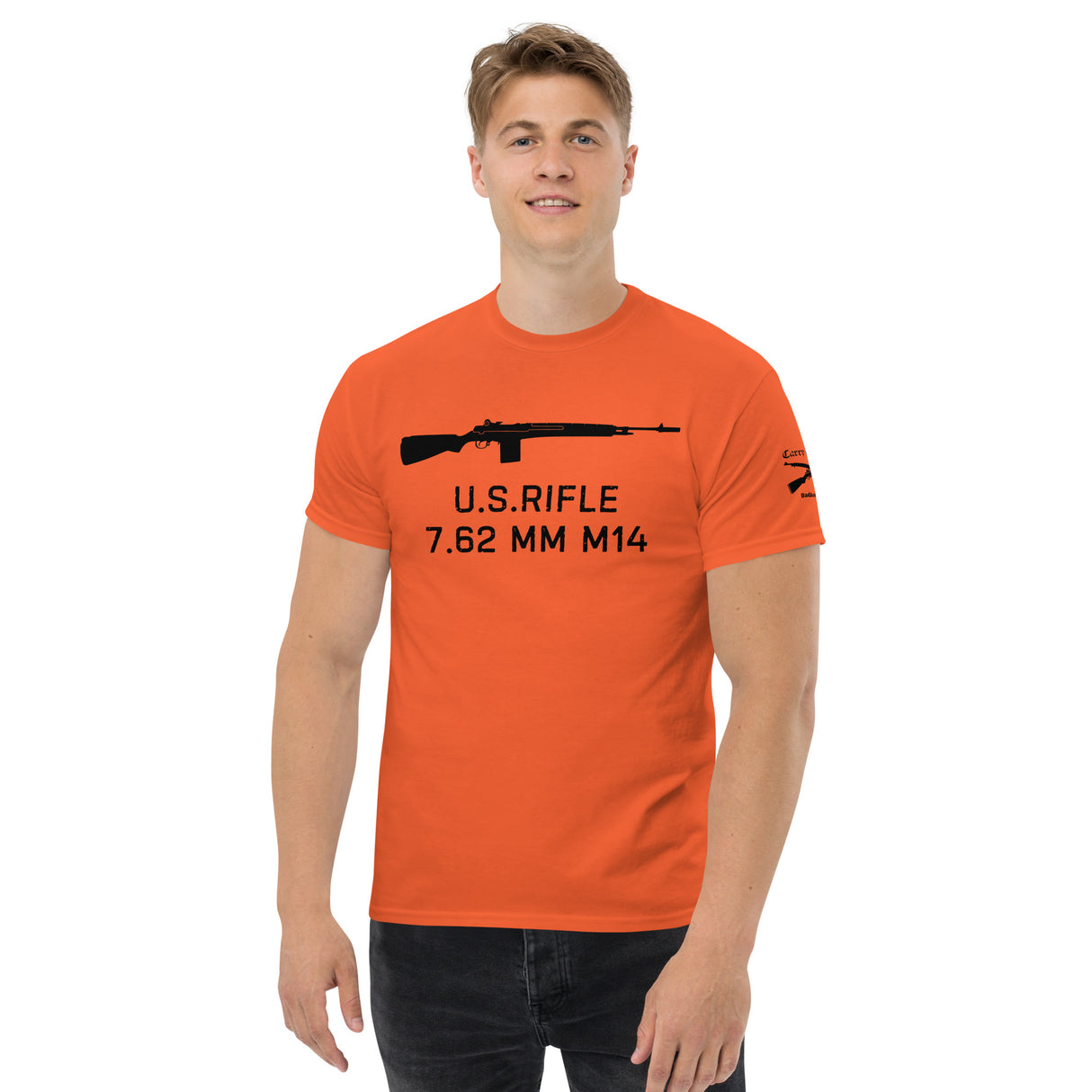 U.S. Rifle 7.62 MM M14 cotton T-shirt - dark font