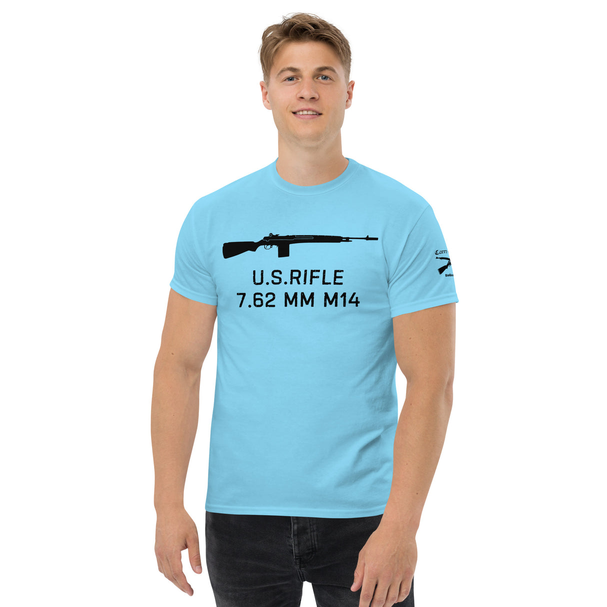U.S. Rifle 7.62 MM M14 cotton T-shirt - dark font