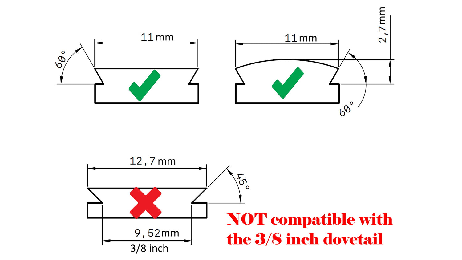 CZ 452 / 455 / 457, Tikka T1x Picatinny Rail 20 MOA - 11mm Dovetail to Picatinny