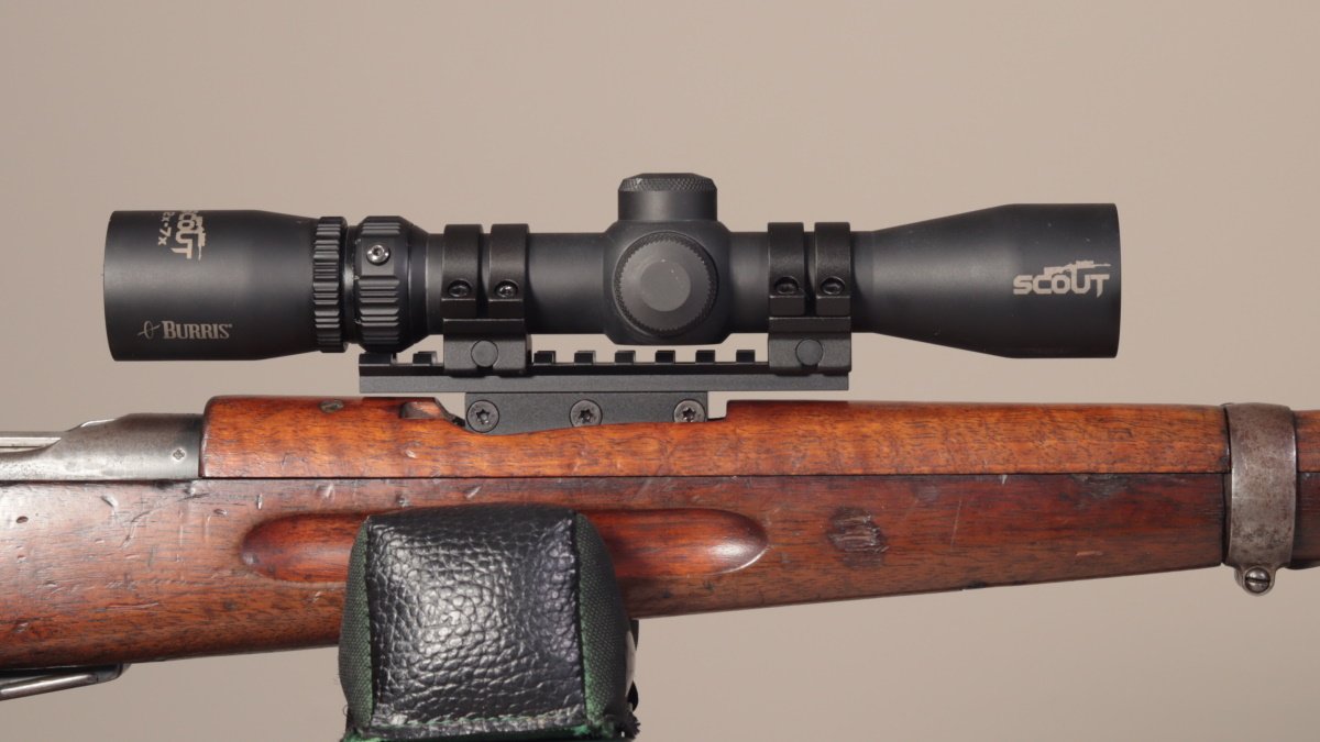 Swiss Schmidt–Rubin 1911, K11, 96/11 NDT Scout Mount for Long Eye Relief Scopes