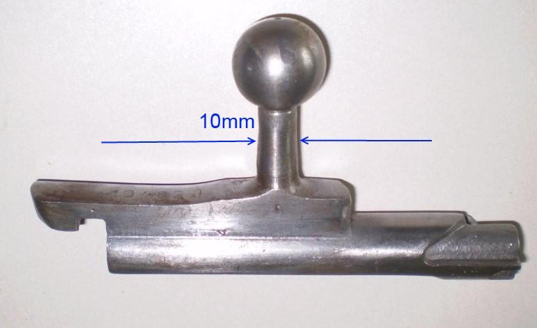 Mosin Nagant thread on bent bolt handle - no welding required