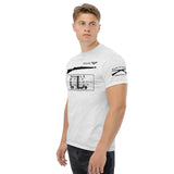 Mauser K98k Karabiner 98 kurz cotton T-shirt with receiver stamps and ammo pack labels - dark font