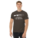 U.S. Rifle 7.62 MM M14 cotton T-shirt - light font