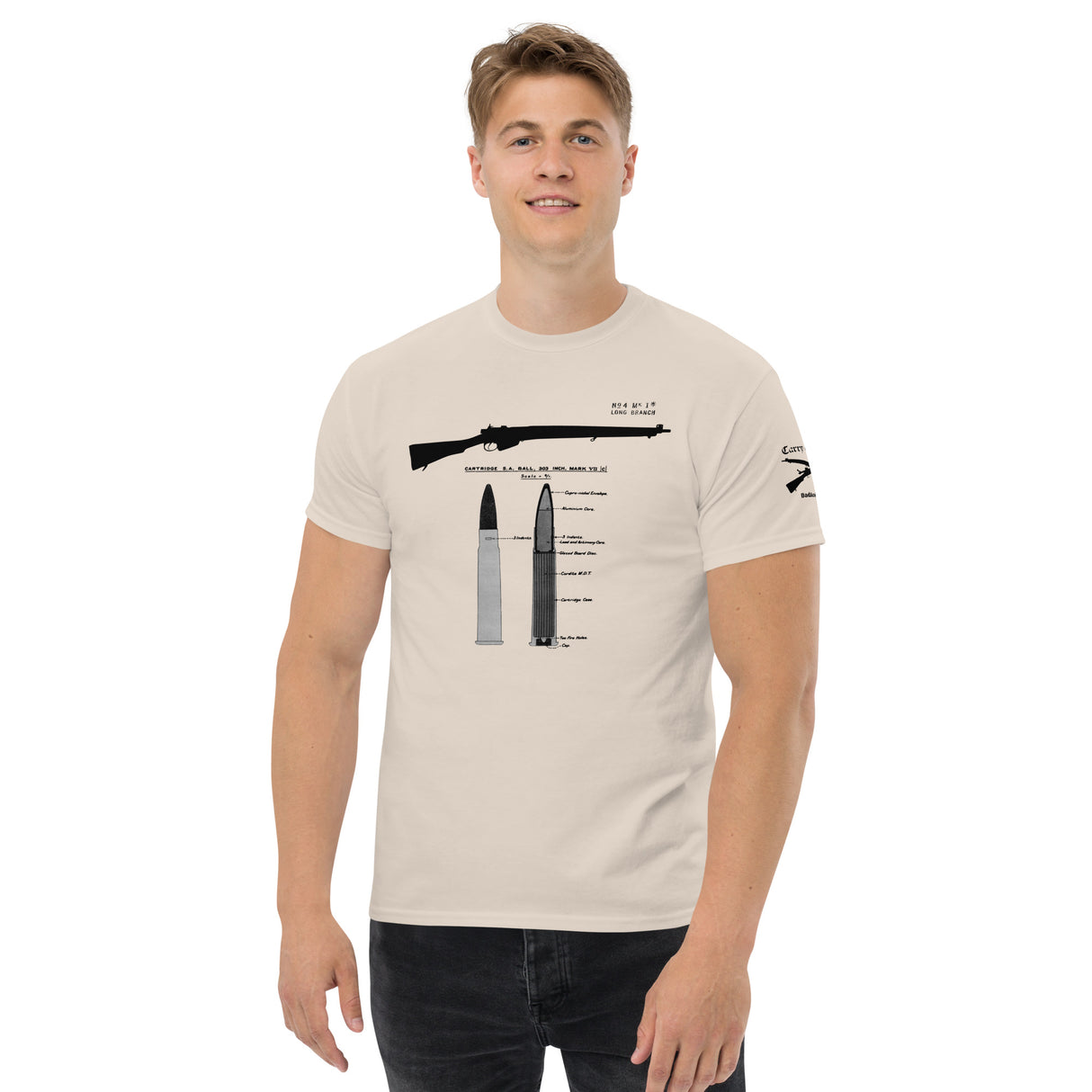 Lee-Enfield No4 Cotton T-Shirt - dark font