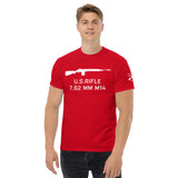 U.S. Rifle 7.62 MM M14 cotton T-shirt - light font