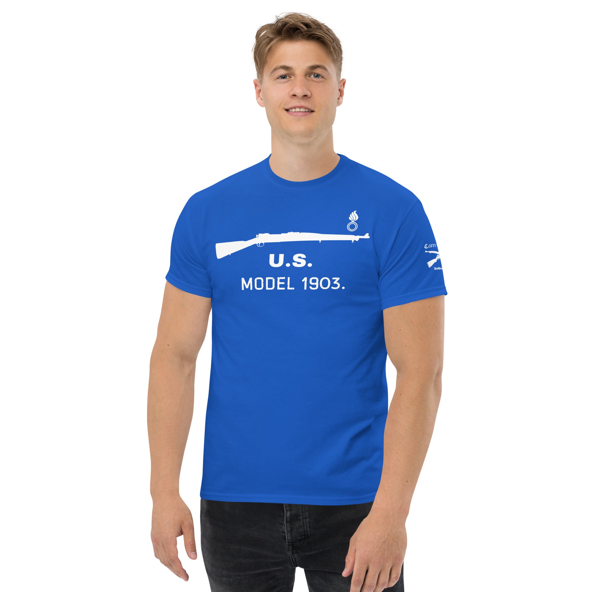 US Model 1903 T-shirt light font – BadAce Tactical