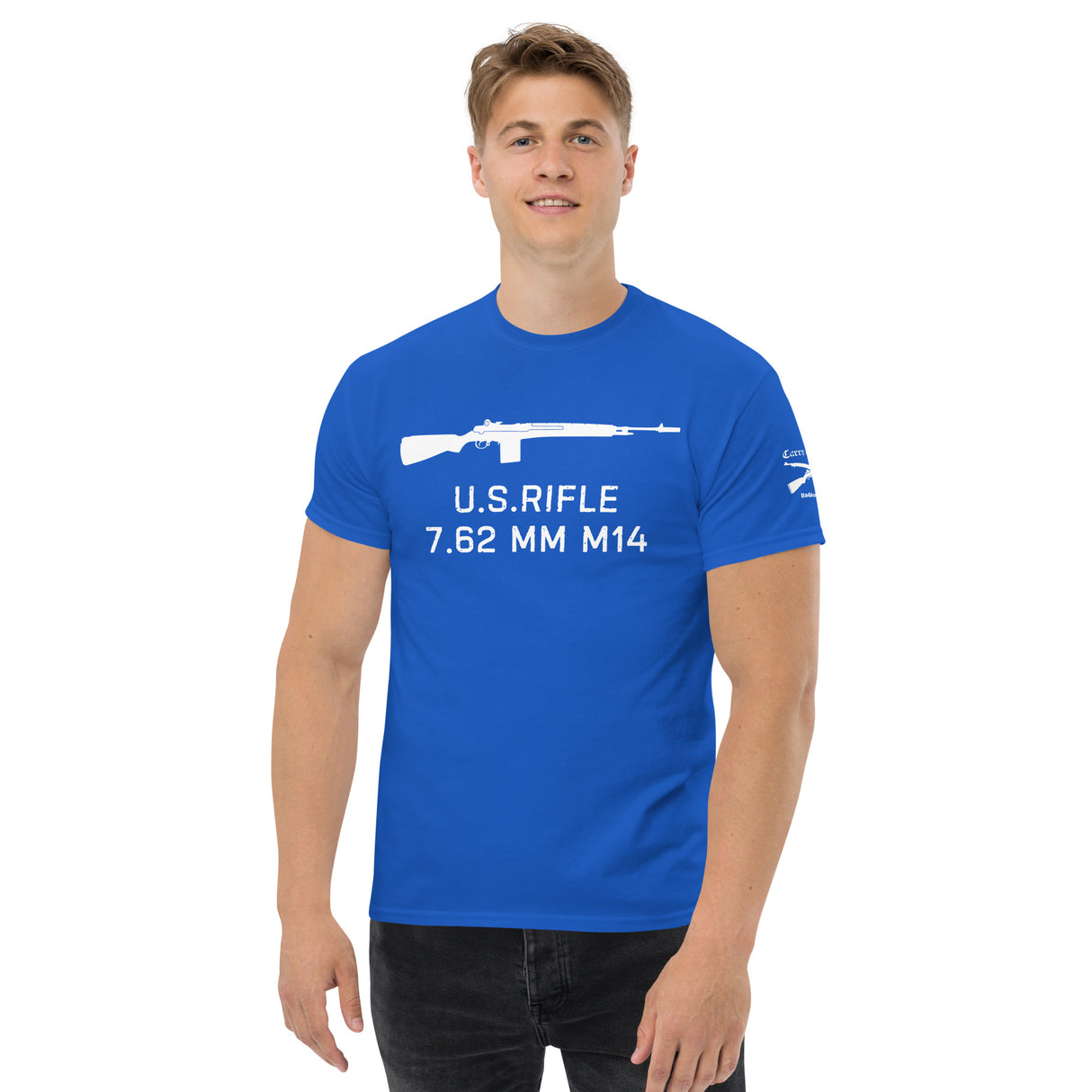 U.S. Rifle 7.62 MM M14 cotton T-shirt - light font