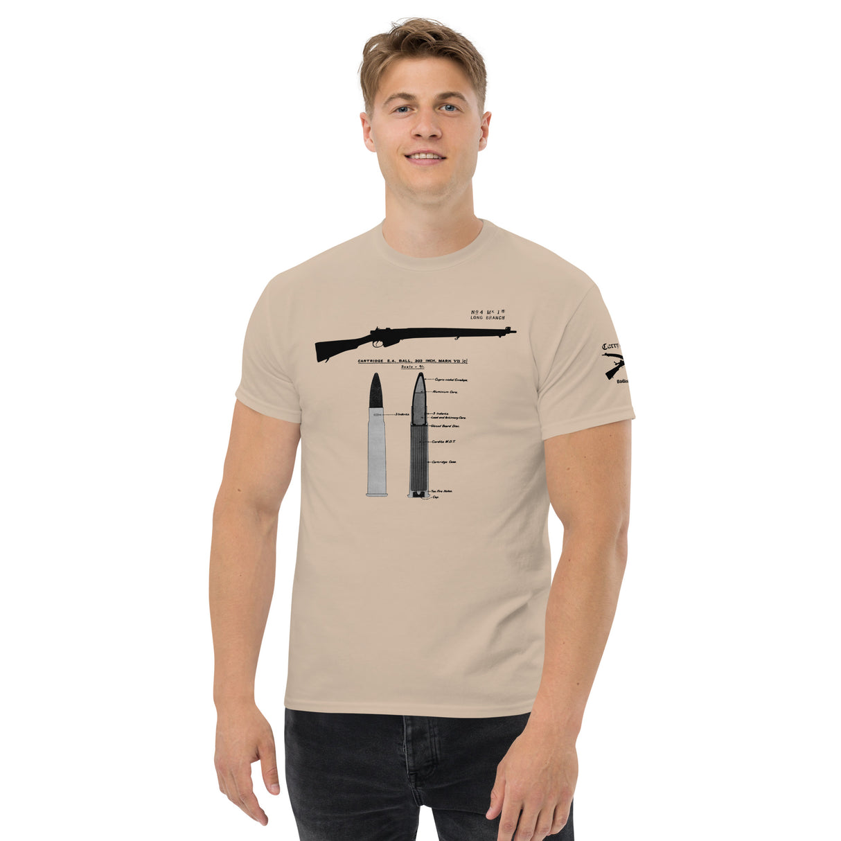 Lee-Enfield No4 Cotton T-Shirt - dark font