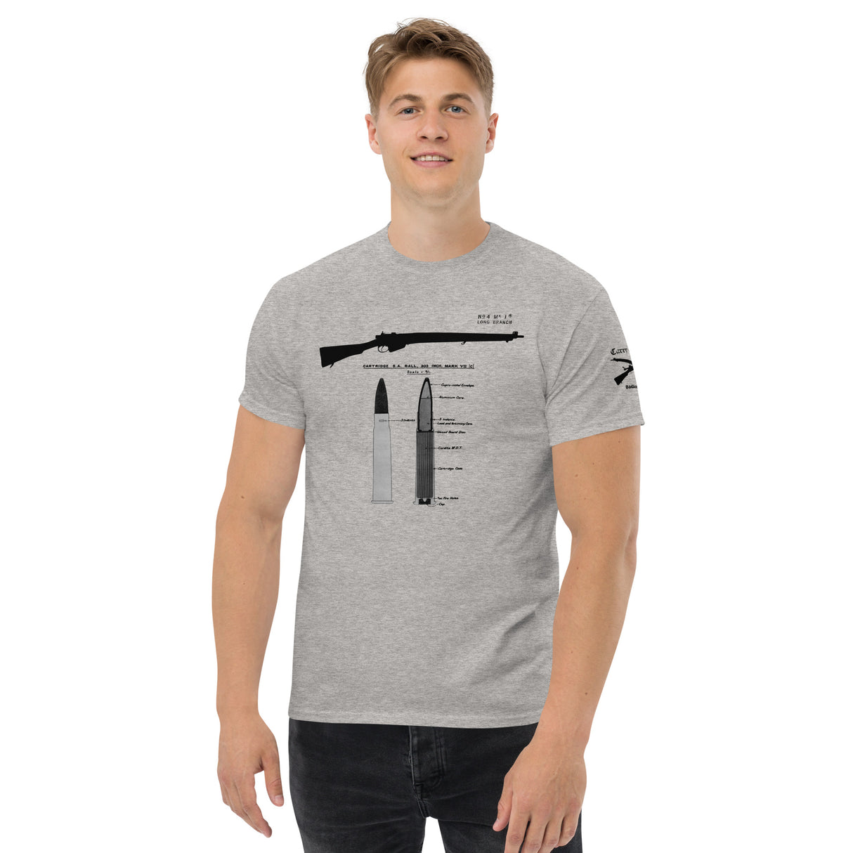 Lee-Enfield No4 Cotton T-Shirt - dark font