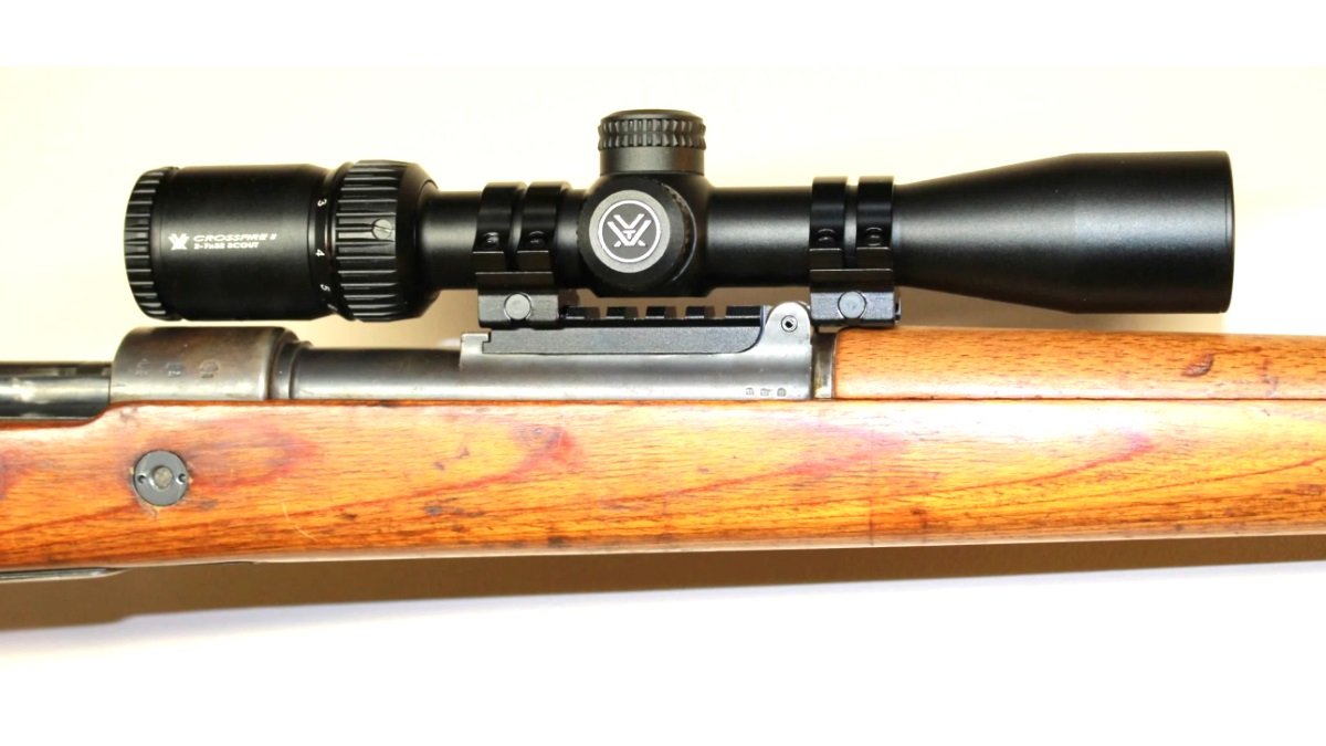 Mauser K98K Ultra low-profile NDT Scout Mount for Long Eye Relief Scopes