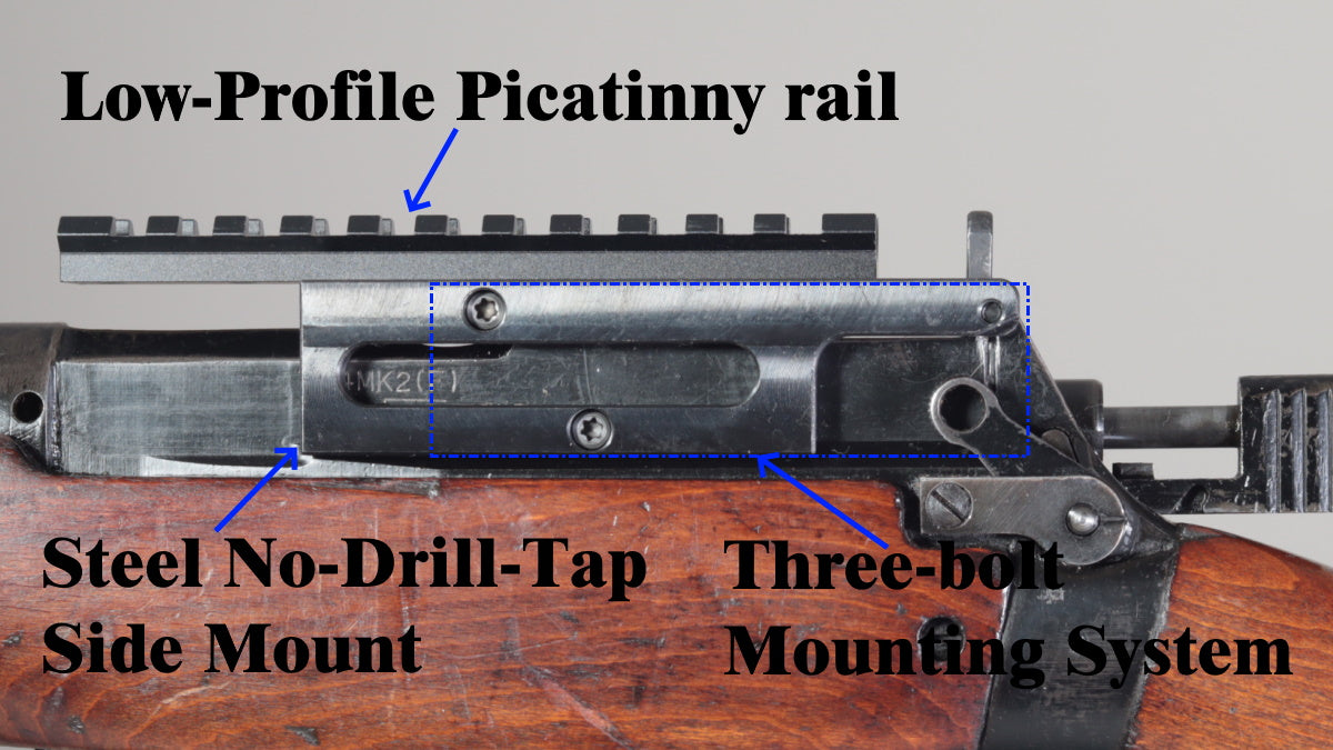 Lee-Enfield NDT (No Drill-Tap) Scope Mount for No4 and No5 Gen 3