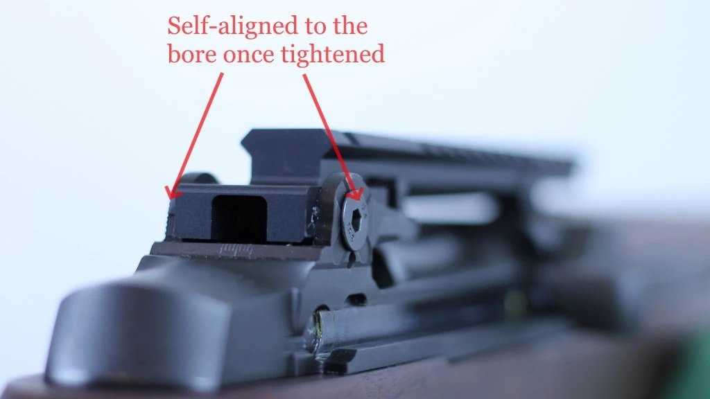 M1A / M14 / M305 NDT Scope Mount Low-profile and Elevation Adjustable