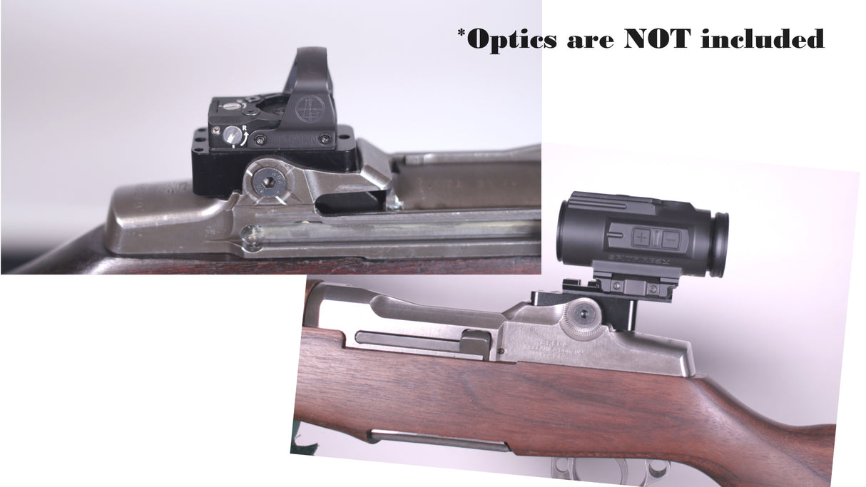 M1 Garand, M1A and BM-59 Micro Red Dot Base and Picatinny Rail Mount Gen 3