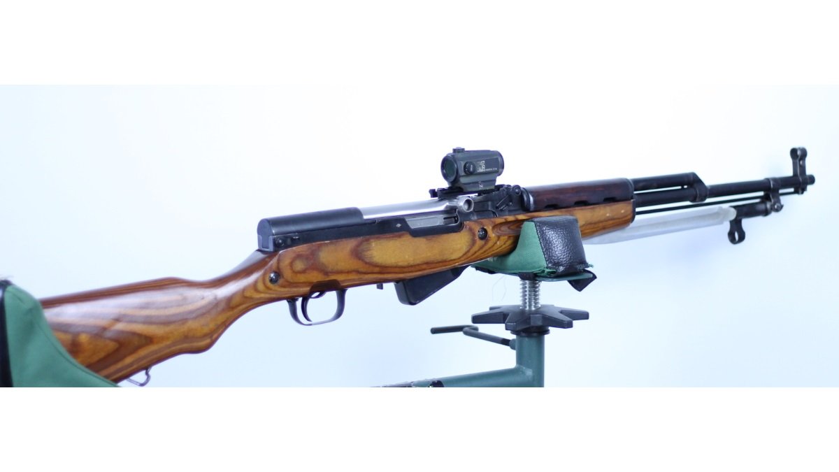 SKS low-profile NDT red dot mount Gen 3 with back-up sight